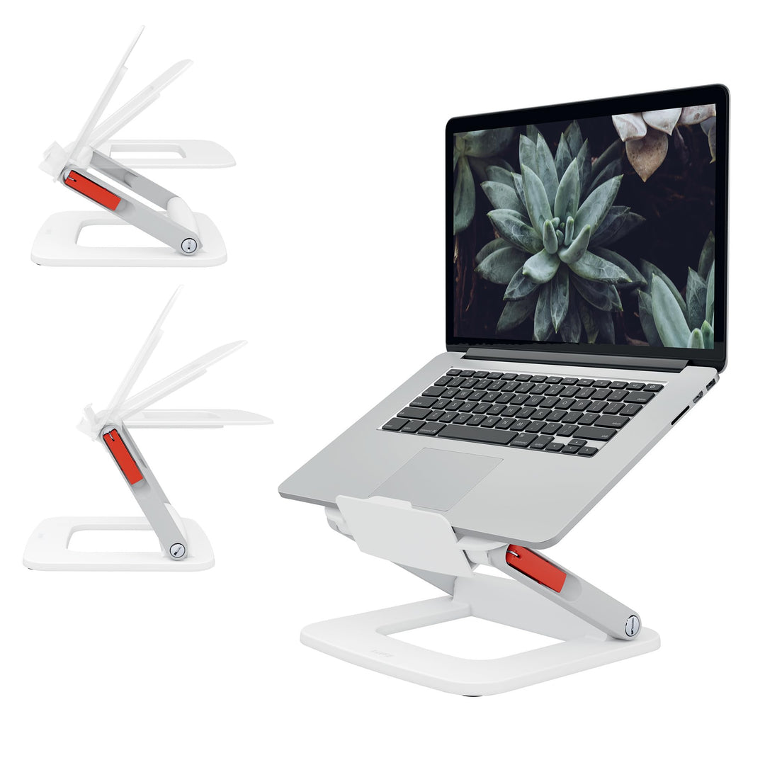 Leitz höhenverstellbarer Laptopständer mit mehreren Winkeln, für 13“ - 15“ Laptops, 6 voreingestellt