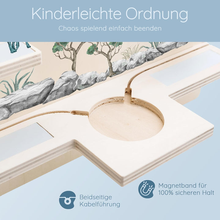 personalisiertes Tonie Regal für Kinderzimmer - Magnetisches Toniebox Regal für Toniebox1 &amp; 2 Plus F