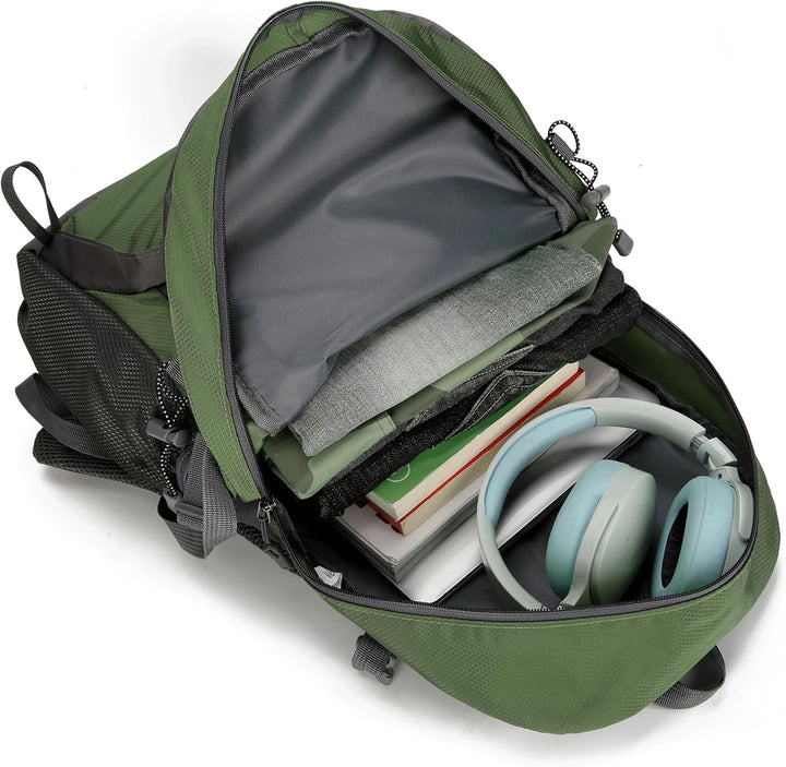 40L Wanderrucksack mit Multi-Taschen-Design leichter Tagesrucksack mit mehreren Organisationsfächern