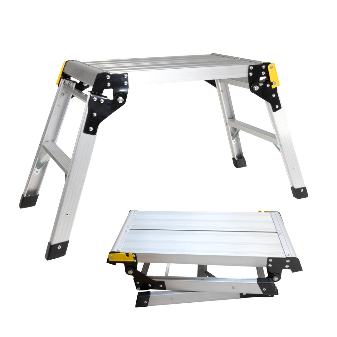 LEMODO Arbeitsplattform | Arbeitsbühne mit Antirutsch-Oberfläche 51 x 30 cm | Laufbühne bis zu 150 k