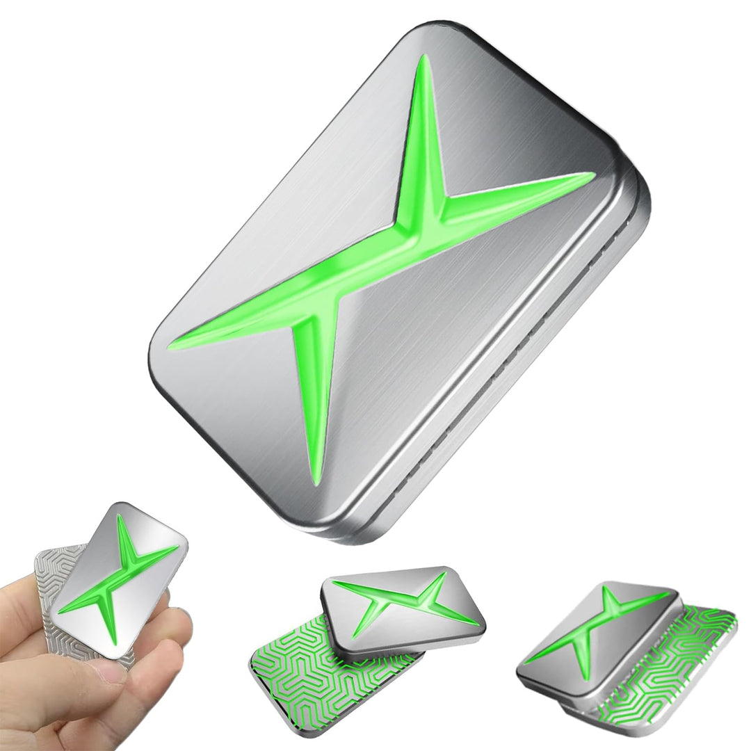 Vitoki Metall-Fidget-Slider für Erwachsene, magnetisches Fidget-Spielzeug mit All-Slide zur Linderun