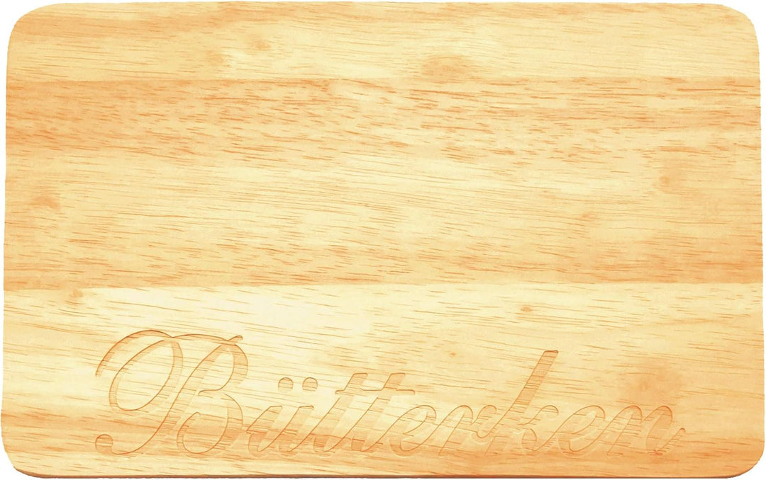Brotbrett Bütterken Frühstücksbrett Holz Gravur