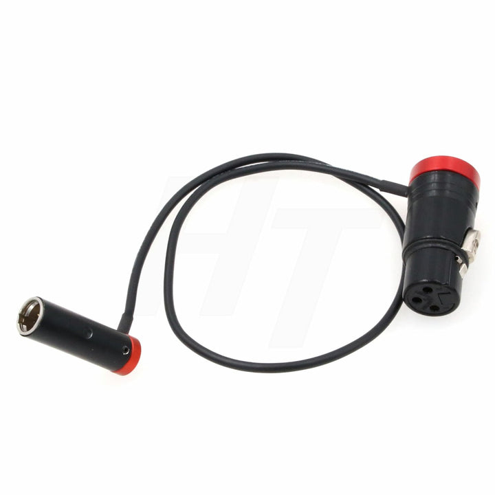 HangTon Mikrofon-Audiokabel für Canon C70 Blackmagic BMPCC 4K 6K Pro BMCC6K Kamera, Mini XLR TA3M au