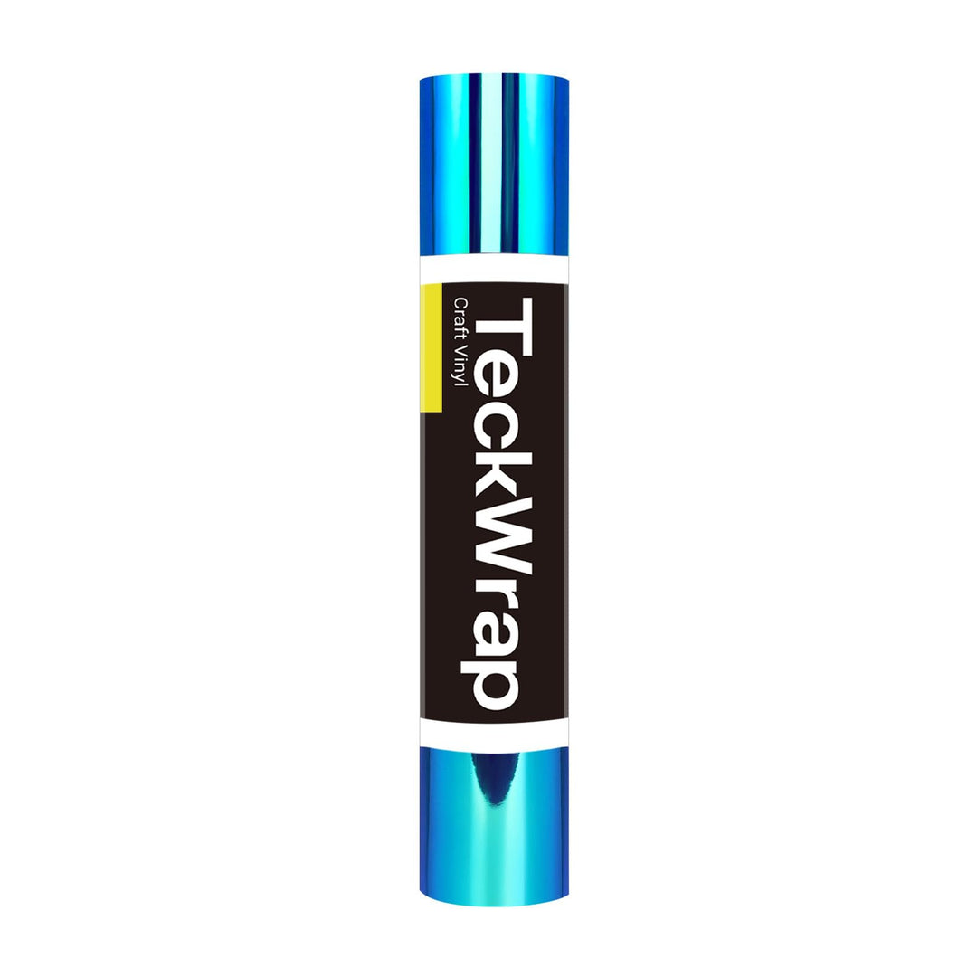 TECKWRAP Opal Craft selbstklebendes Vinyl, 0,3 m x 1,5 m, Pfauenblau, Pfauenblau
