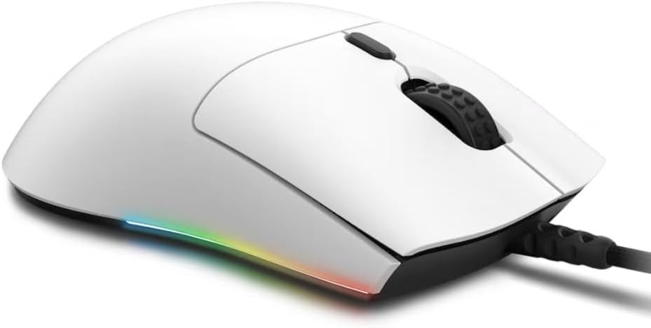 NZXT Lift - MS-1WRAX-WM - PC-Gaming-Maus - Leichte, beidhändige Maus - High-End PixArt 3389 Optische
