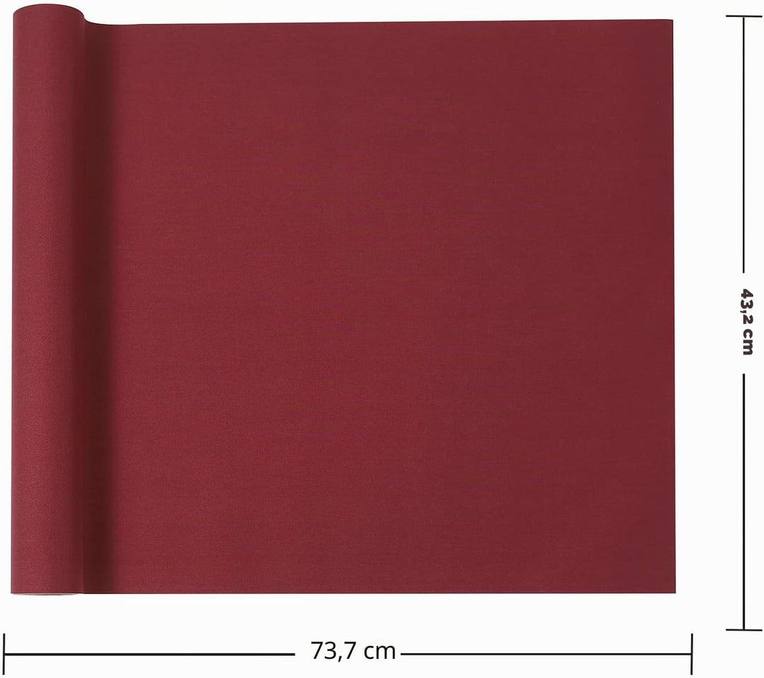 Wooqu Büchertuch, Stoffoberfläche und Papierrückseite, langlebig, stark, 43,2 x 73,7 cm, zum Buchbin