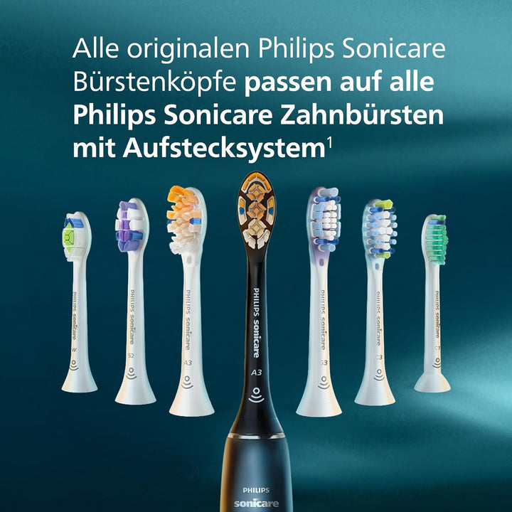 Philips Sonicare InterCare – Original-Ersatzbürstenköpfe für elektrische Zahnbürsten, Weiss, 4er-Pac