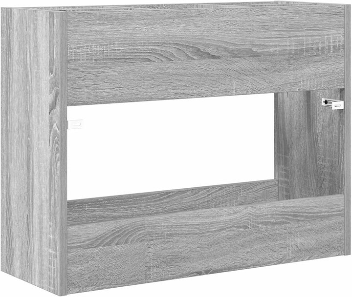 vidaXL Sonnenschirmhalter Graues Sonoma 65 x 24 x 50 cm Holzwerkstoff, Stylischer Halter, moderner R