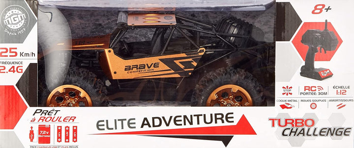 TURBO CHALLENGE - Buggy-Abenteuer - Elite - 094862LR - Ferngesteuertes Auto - Rot - 1/14 - Ready to