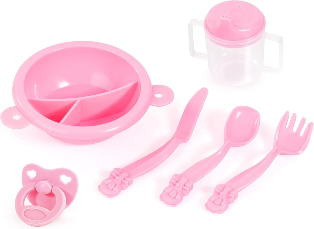 Bayer Design 61767AB Puppenbett Set mit Schlafsack, Puppenzubehör für Rollenspiele der Kinder, ab 3