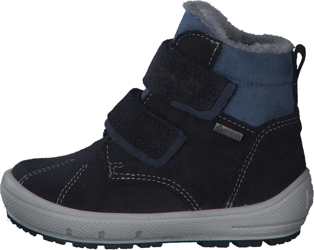 Superfit Jungen GROOVY warm gefütterte Gore-Tex Schneestiefel 19 EU Blau 8000, 19 EU Blau 8000