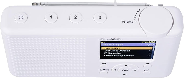 Reflexion TRA-23INT Tragbares DAB- und Internetradio mit Radio und Akku(UKW, DAB, DAB+, RDS, Farbdis