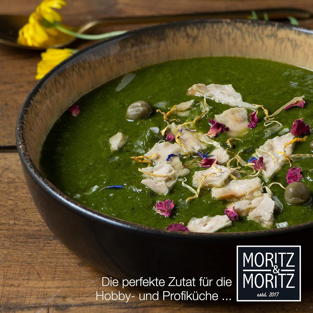 Moritz & Moritz VIDA 6er Suppen Teller Set Gelb-Grün-Rosa - Suppenteller für 6 Personen - Porzellan