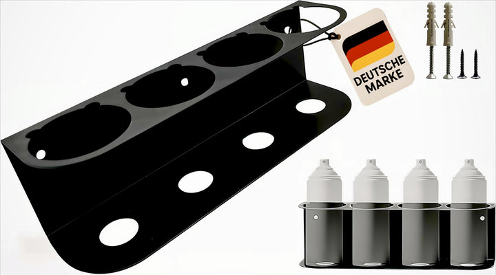 Dosenhalter für Sprühflaschen - Sprühflaschenhalter Spraydosenhalter Werkstatt Halterung für Spraydo