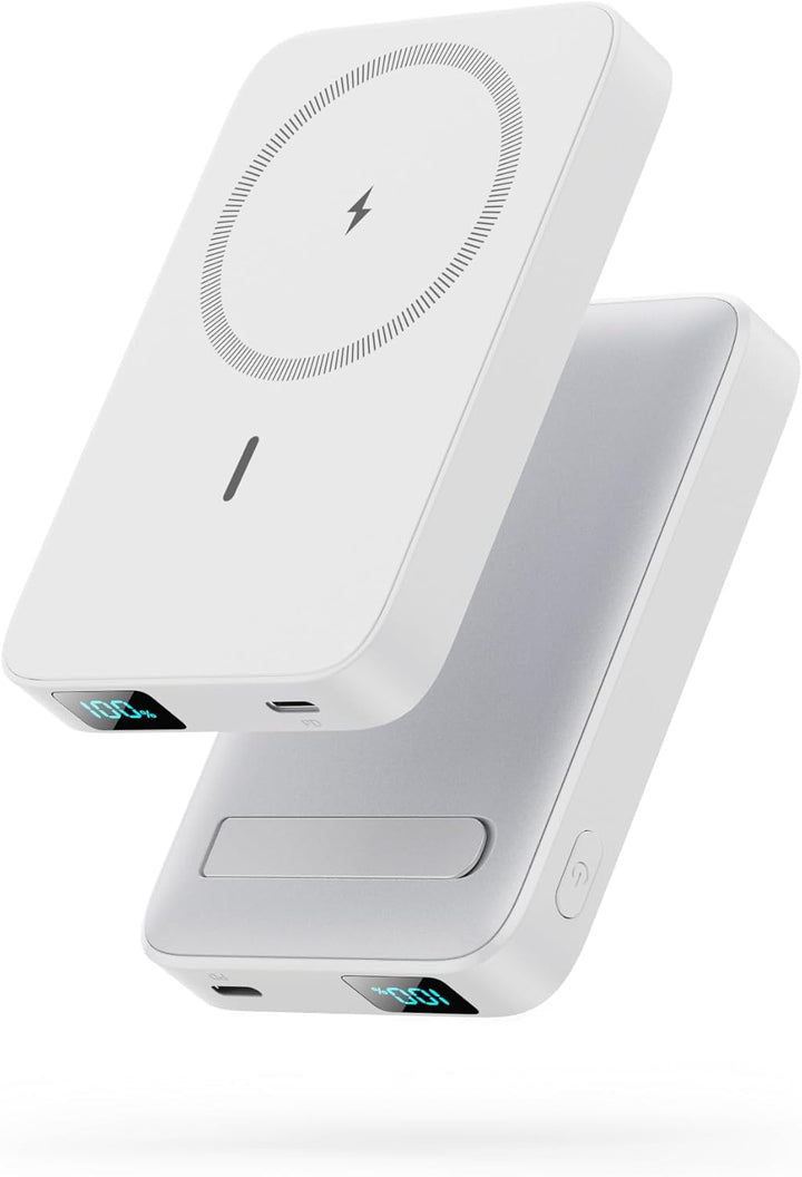 Magnetische Power Bank für MagSafe, 10800mAh Wireless Powerbank,PD 22.5W USB-C Schnellladung Powerba