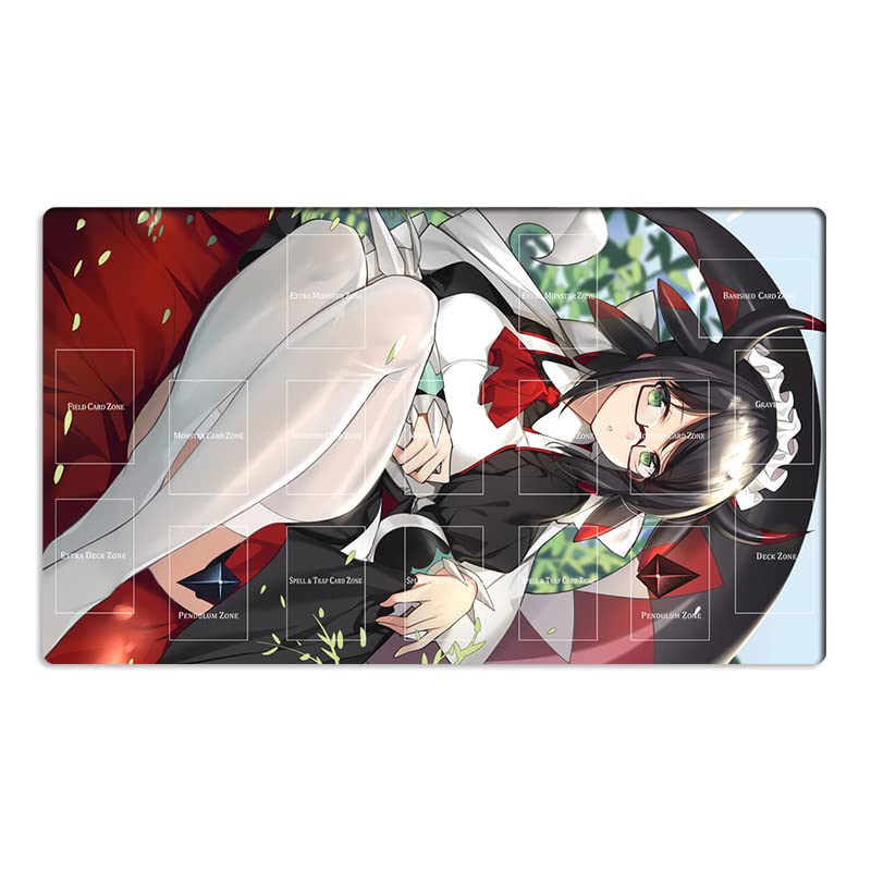New Mlikemat Neue Spielmatte House Dragonmaid CCG TCG Sammelkartenspielmatte + gratis Tasche ZD014-2