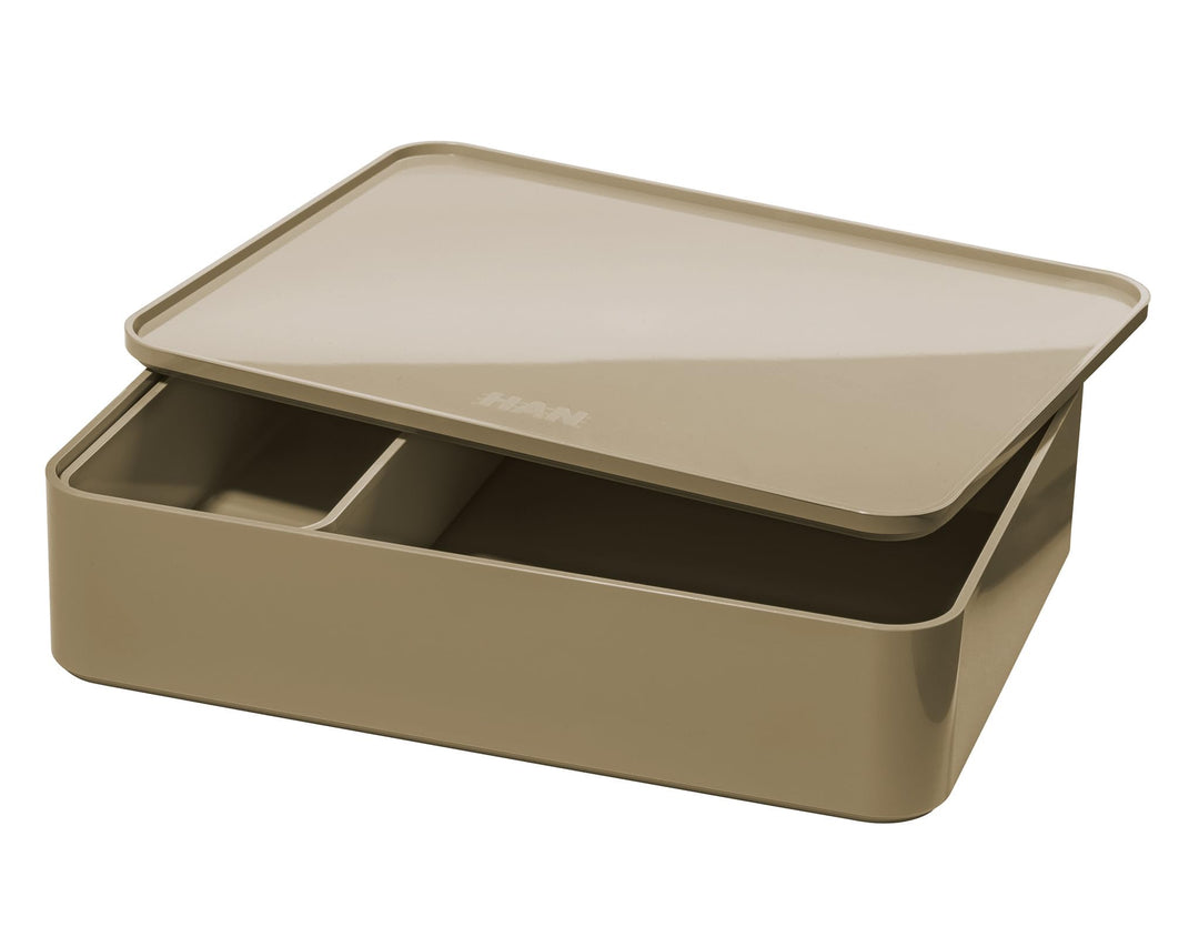 HAN Schubladenbox Allison SMART-ORGANIZER Utensilienbox mit Innenschale und Deckel/Serviertablett, s