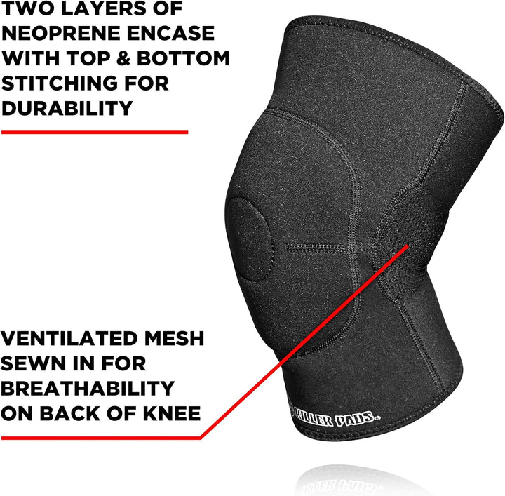 Killer Pads Schutzausrüstung Knee Gasket M Schwarz, M Schwarz