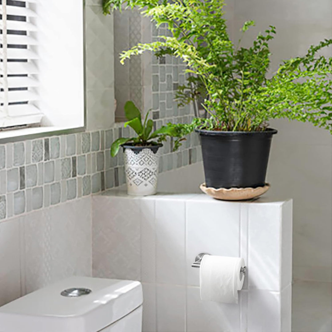 HITSLAM Toilettenpapierhalter, WC Edelstahl Klopapierhalter für Küche und Badzimmer Toilette Toilett