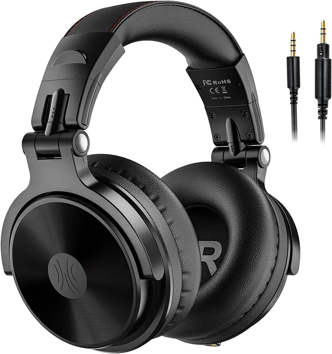 Oneodio Kabellos & Verdrahtet Bass Stereo Ohr-Kopfhörer Hi-Fi Klang Bluetooth Faltbare,30 Stunden Sp