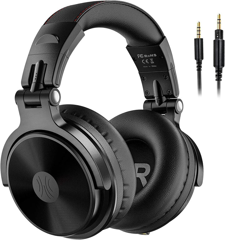 Oneodio Kabellos & Verdrahtet Bass Stereo Ohr-Kopfhörer Hi-Fi Klang Bluetooth Faltbare,30 Stunden Sp