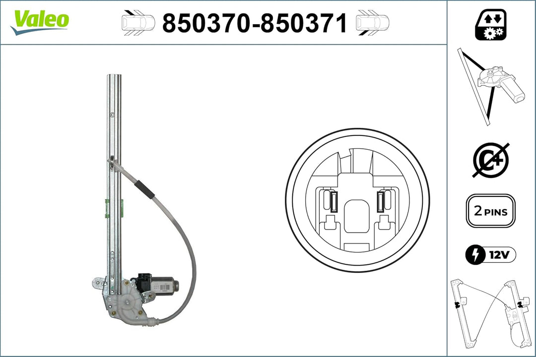 VALEO Fensterheber 850370