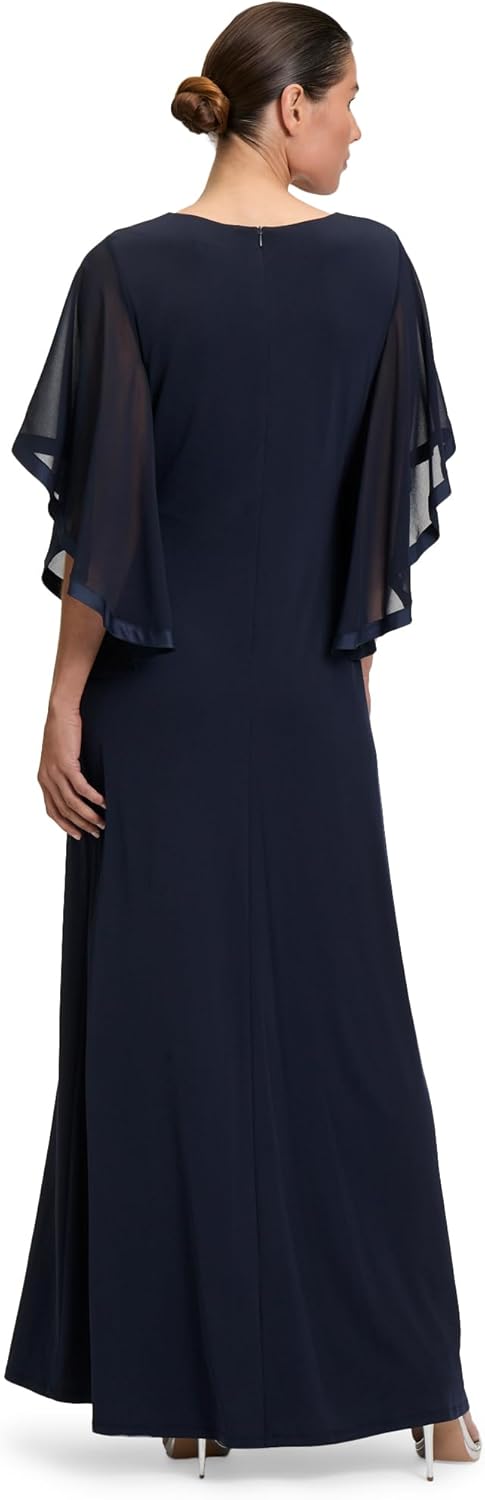 Vera Mont Damen Kleid 40 Blau, 40 Blau