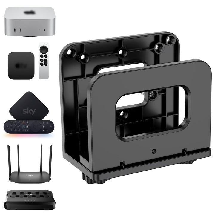 sciuU Universelle Verstellbare Wandhalterung für WLAN Router, TV Box & Mini PC - VESA Halterung für