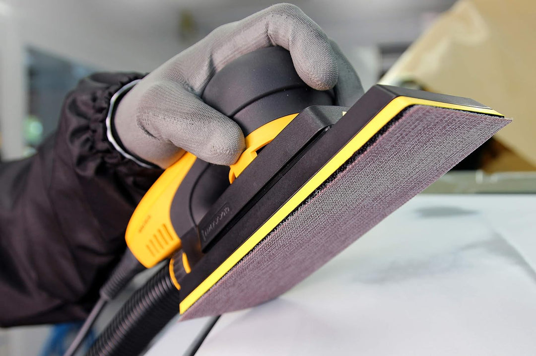 Mirka Abranet Netz-Schleifstreifen 70x198 mm Klett / Korn P180 / 50 Stk / zum Schleifen von Holz, Sp