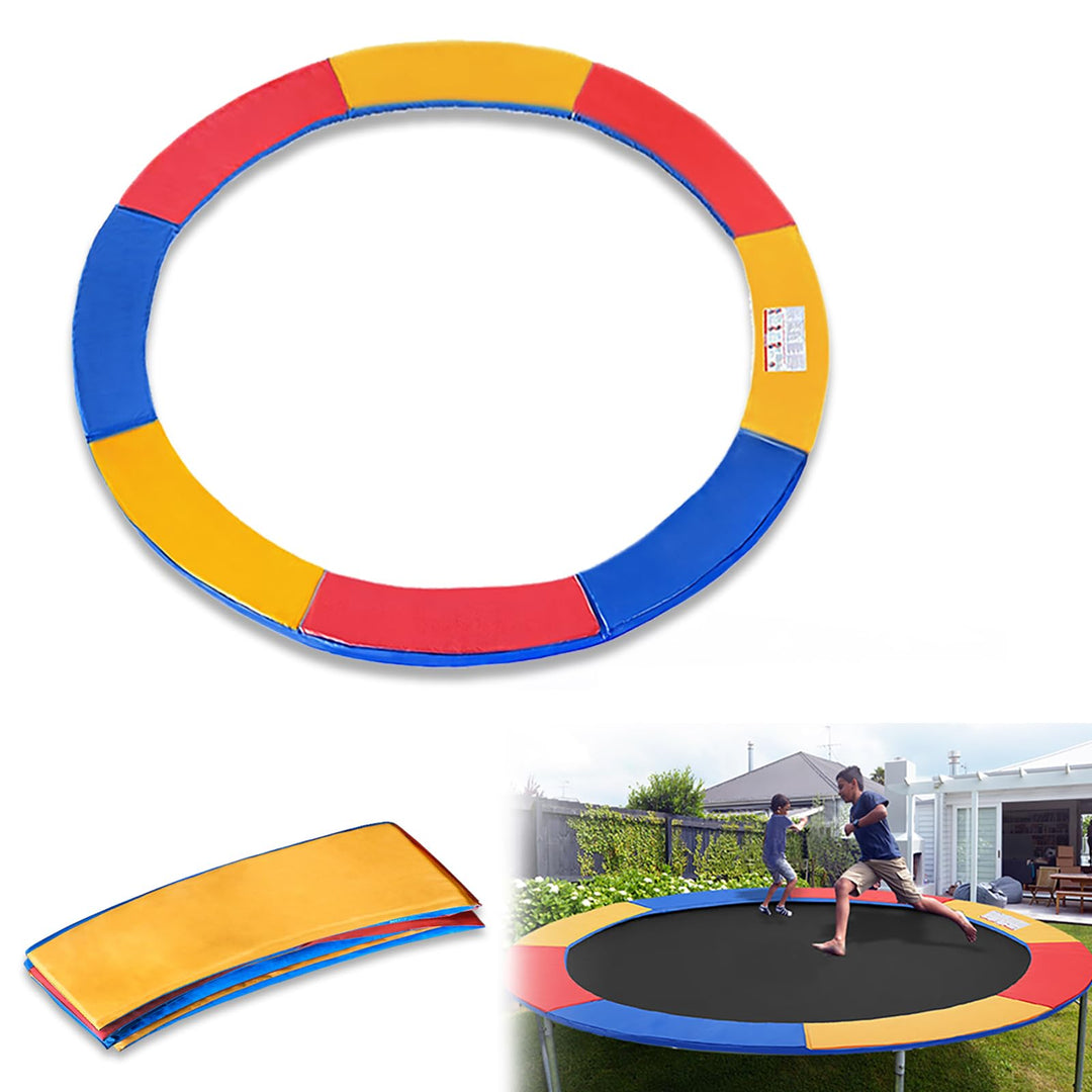 YUENFONG Trampolin Randabdeckung Ø 244cm 305cm 366cm PVC PE für Trampolin UV-beständig Reissfest Bla