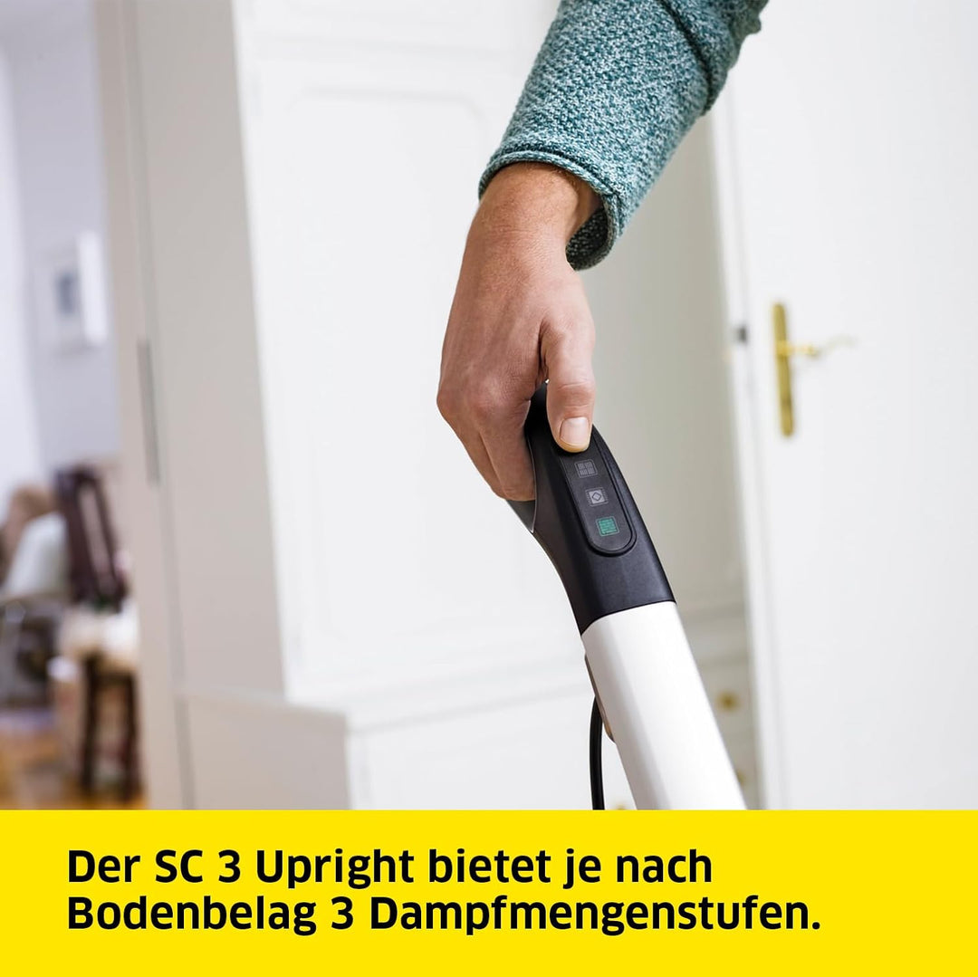 Kärcher Dampfreiniger SC 3 Upright EasyFix, Aufheizzeit: 0,5 min., Flächenleistung: ca. 60 m², Tank: