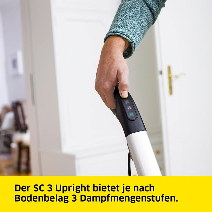 Kärcher Dampfreiniger SC 3 Upright EasyFix, Aufheizzeit: 0,5 min., Flächenleistung: ca. 60 m², Tank: