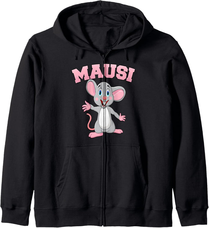 Mausi Spitzname Kosename süsse Maus Damen, Herren, Kinder Kapuzenjacke