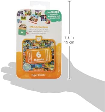 tigermedia tigerticket 6 Monate Streaming Zugang tigerbox TOUCH für 10.000 Kinder Hörspiele Hörbüche
