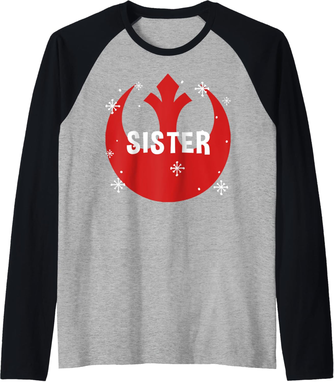 Star Wars Christmas Rebel Sister Raglan