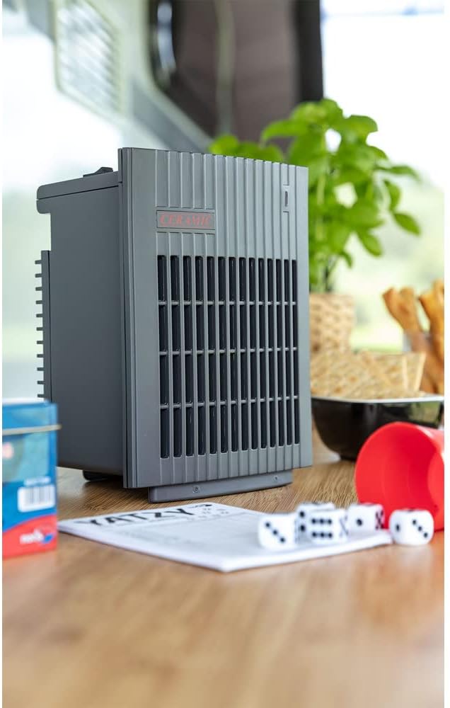 BERGER warm Heizlüfter mit 2 Leistungsstufen max. 1500 W│ Keramik Heizlüfter Camping Heizlüfter ener
