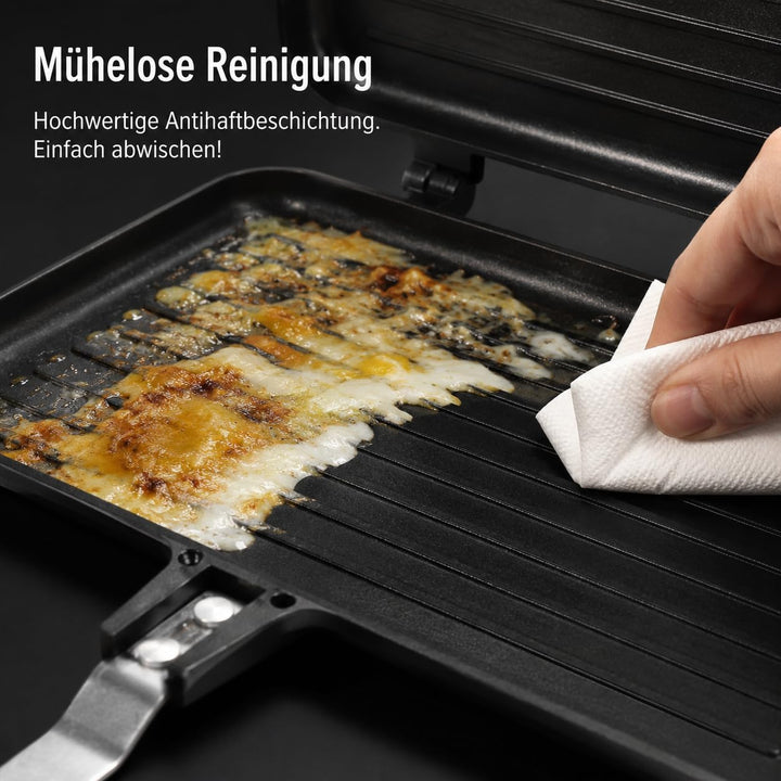 UPKOCH Sandwichmaker Sandwichpresse Grill Frühstückspfanne Aus Aluminiumlegierung Doppelseitige Brat