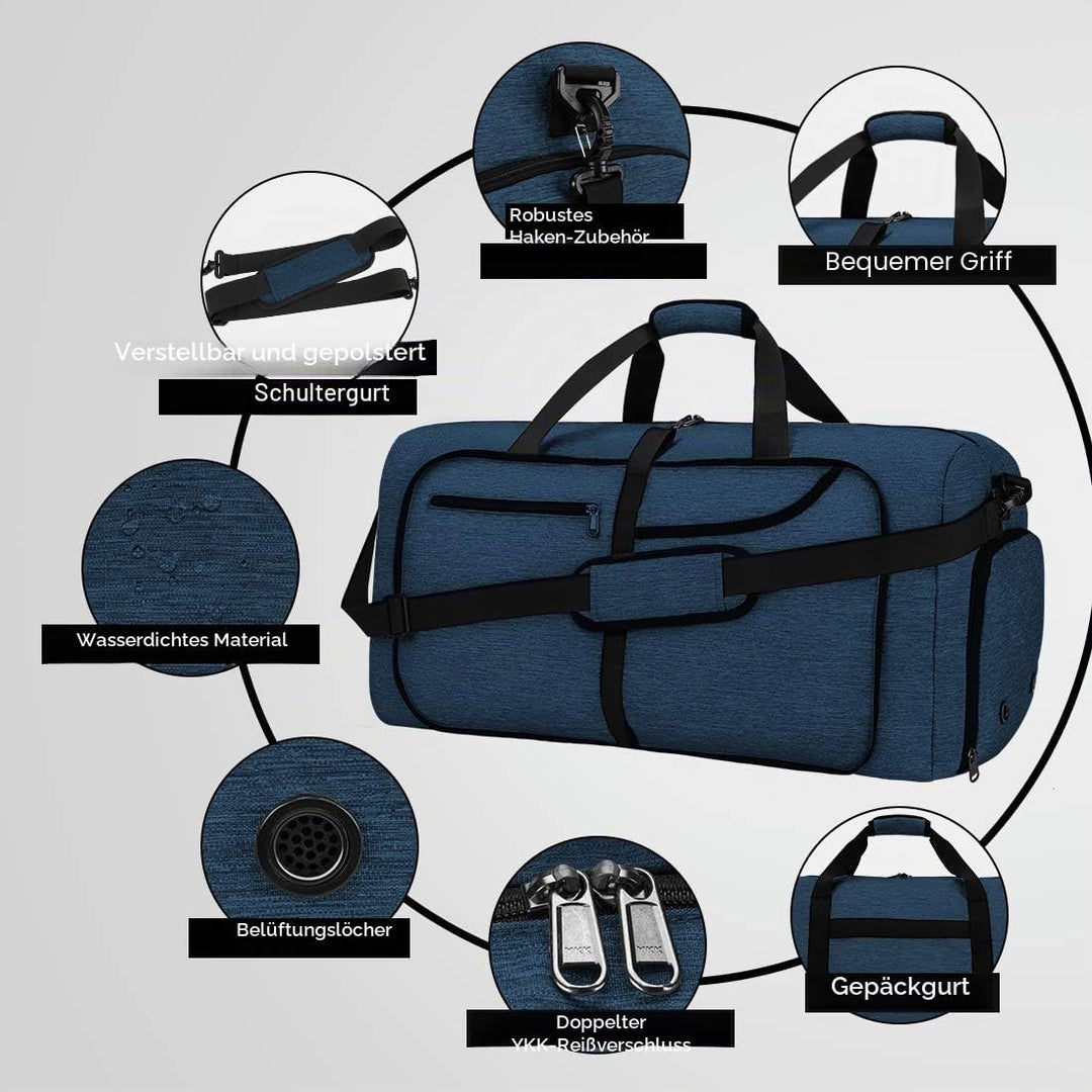 NEWHEY Reisetasche Gross 40L 65L 80L 100L 120L Faltbare Reisetaschen Leichte Sporttasche für männer