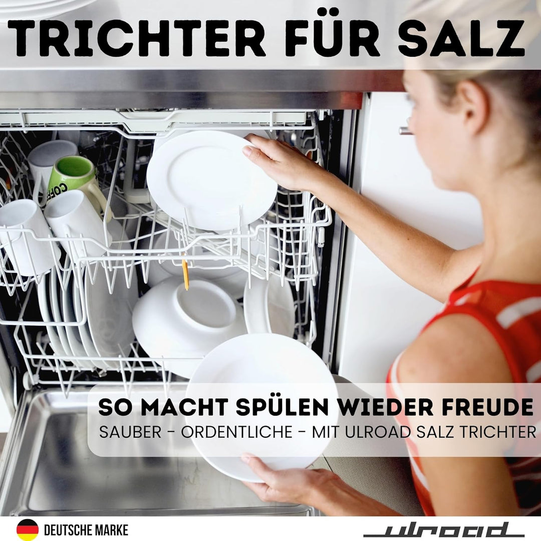 Trichter passend für Bosch 00645000 Siemens 645000 Neff Constructa Geschirrspüler Salz Salzeinfülltr