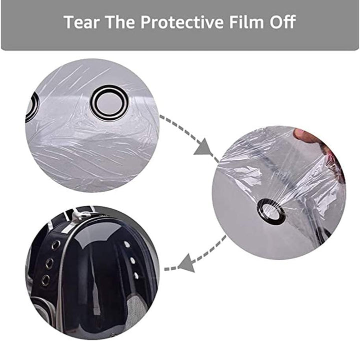 Hoogtecly Katzerucksack mit Vornes Transparentes Fenster, Katze Rucksack Tragbar Transportrucksack T