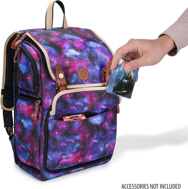 ENHANCE Sammelkarten-Aufbewahrungsbox-Rucksack in voller Grösse für Spielkarten – Platz für Kartenor