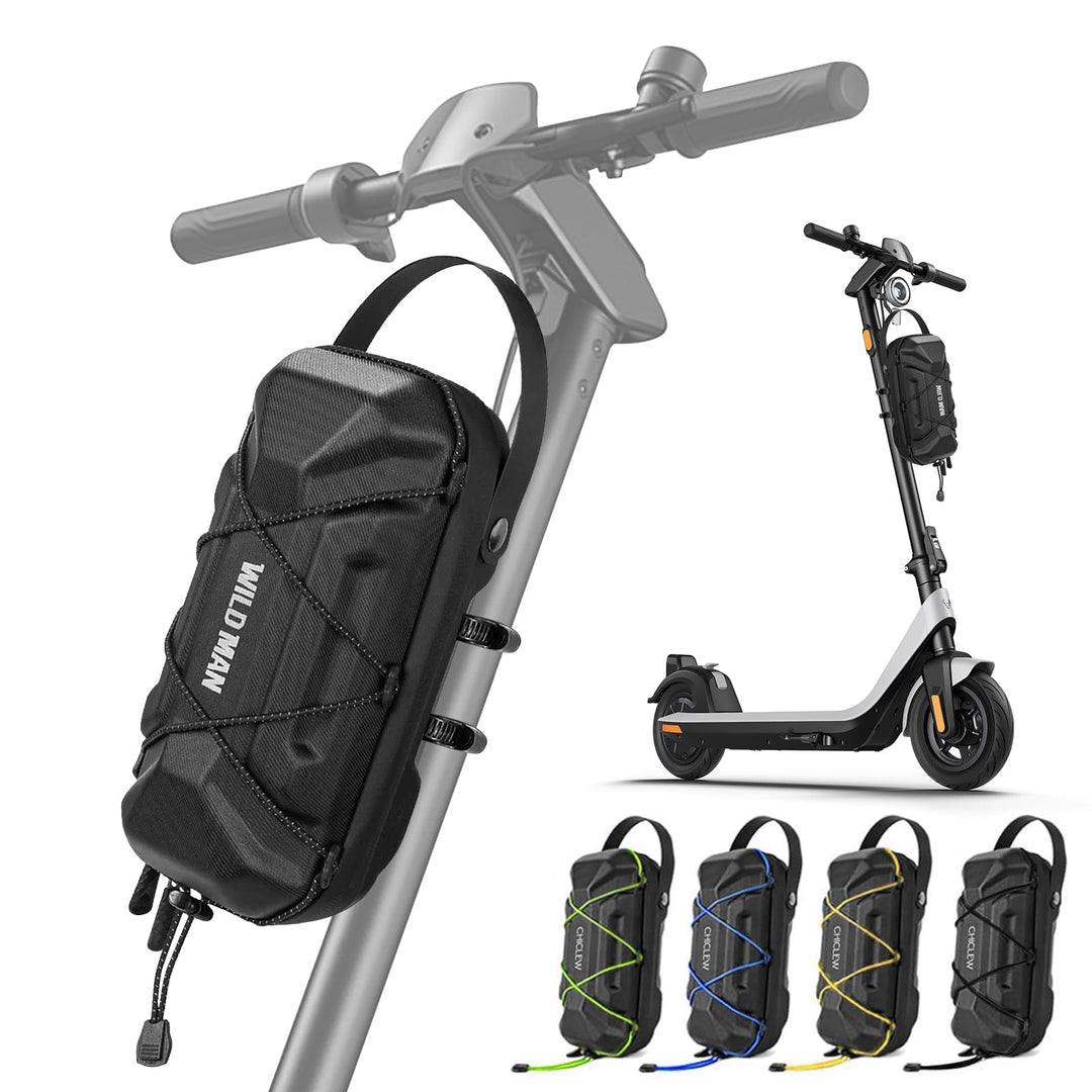 E Scooter Tasche, 2L wasserdichte Lenkertasche Escooter mit Multicolor Elastische Kordel Schnellvers