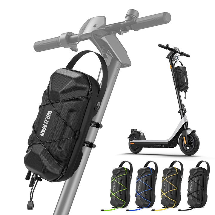 E Scooter Tasche, 2L wasserdichte Lenkertasche Escooter mit Multicolor Elastische Kordel Schnellvers