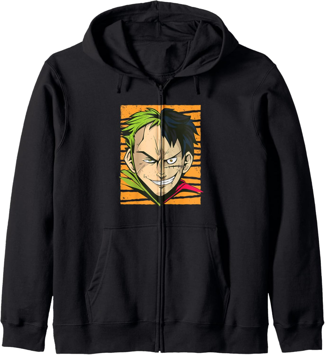 Böser Anime Charakter - japanischer Manga Kapuzenjacke