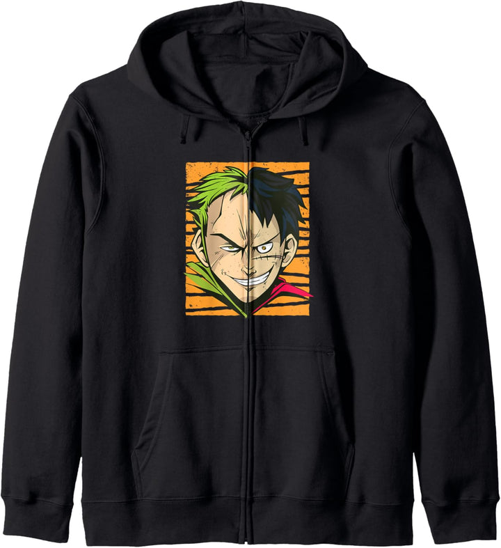 Böser Anime Charakter - japanischer Manga Kapuzenjacke