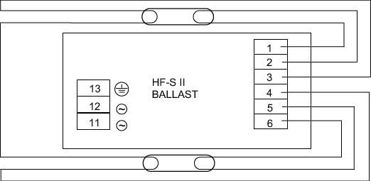 HF-S 258 TL-D II 220-240V 50/60Hz PHILIPS 89746300