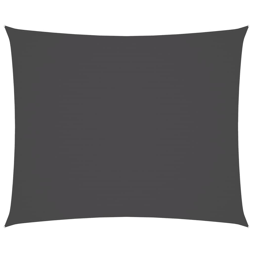 vidaXL Sonnensegel Rechteckig 4x6m Anthrazit Garten Sonnenschutz Beschattung 4 x 6 m Anthrazit, 4 x