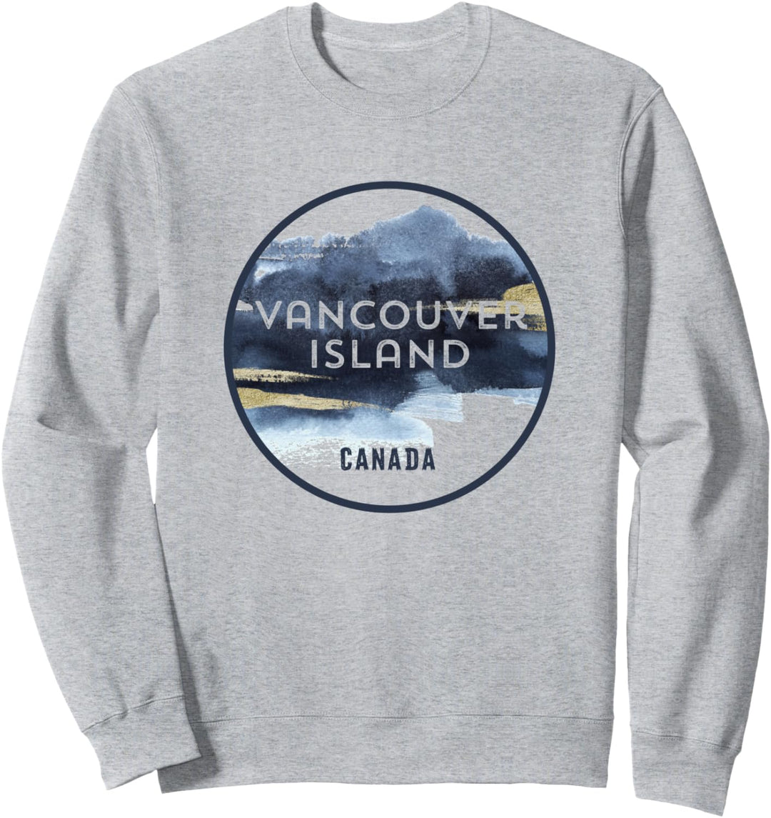Vancouver Island British Columbia Kanada Aquarell Design Sweatshirt