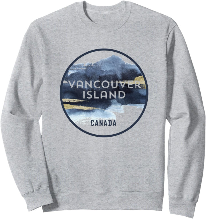 Vancouver Island British Columbia Kanada Aquarell Design Sweatshirt