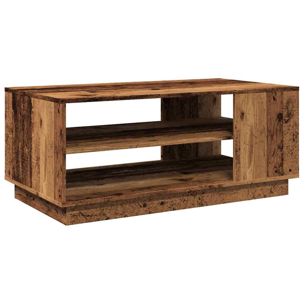 vidaXL Couchtisch, Beistelltisch mit Stauraum, Kaffeetisch Sofatisch für Wohnzimmer, Wohnzimmertisch